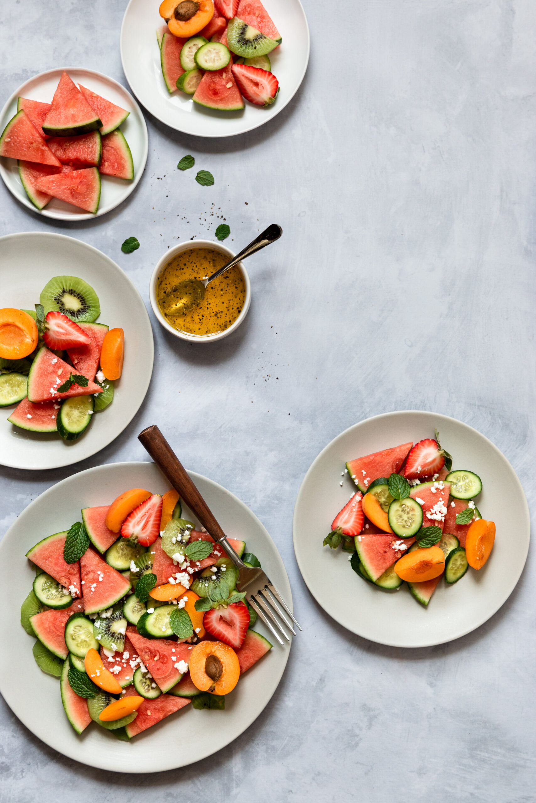 Watermelon and feta salad